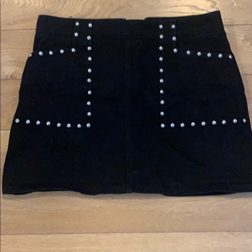 Mini Jean Skirt